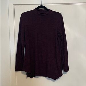 Dark Purple Long Sleeve Sweater